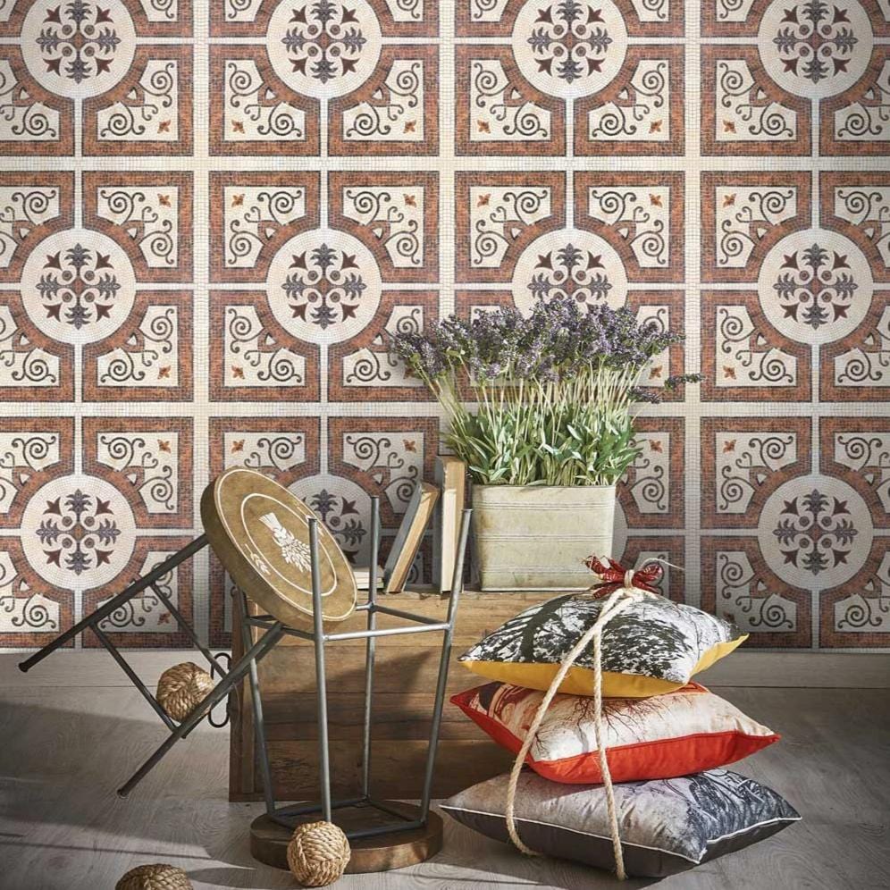 Byzantine Tile Wallpaper - Set of 3 Rolls - MINDTHEGAP