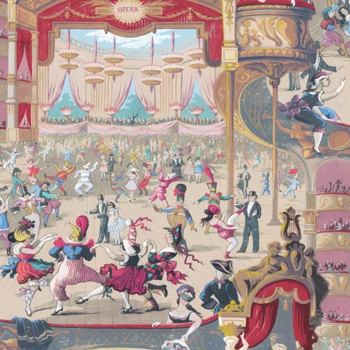 Cabaret Wallpaper - Whimsical Collection - Cole & Son