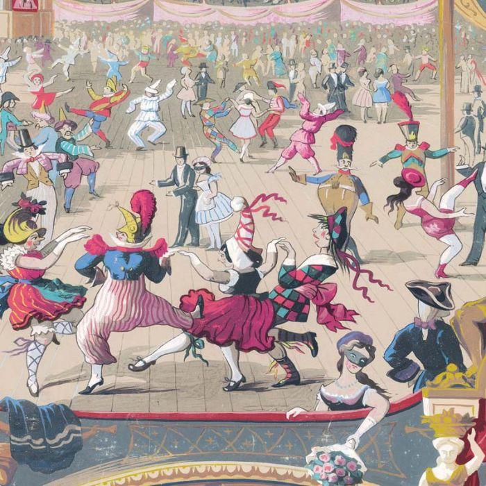 Cabaret Wallpaper - Whimsical Collection - Cole & Son