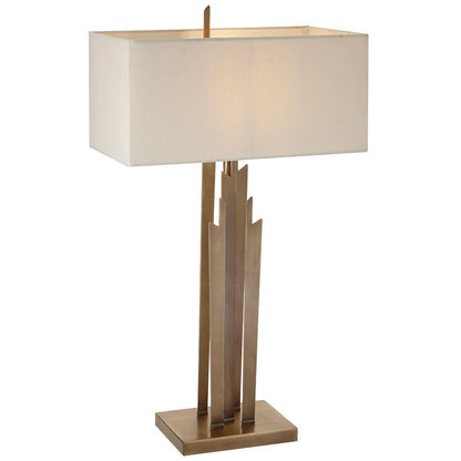 Carrick Table Lamp - Antique Brass - RV Astley