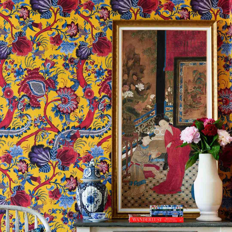 Chinese Paisley Wallpaper - Set of 3 Rolls - MINDTHEGAP