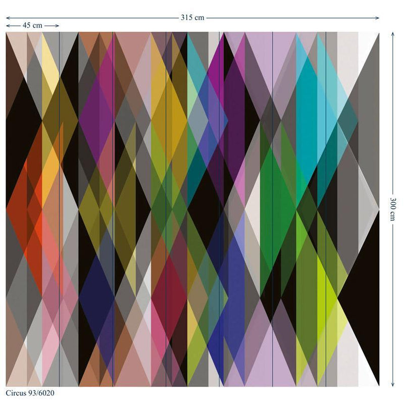 Circus Wallpaper Panel - Geometric Collection - Cole & Son