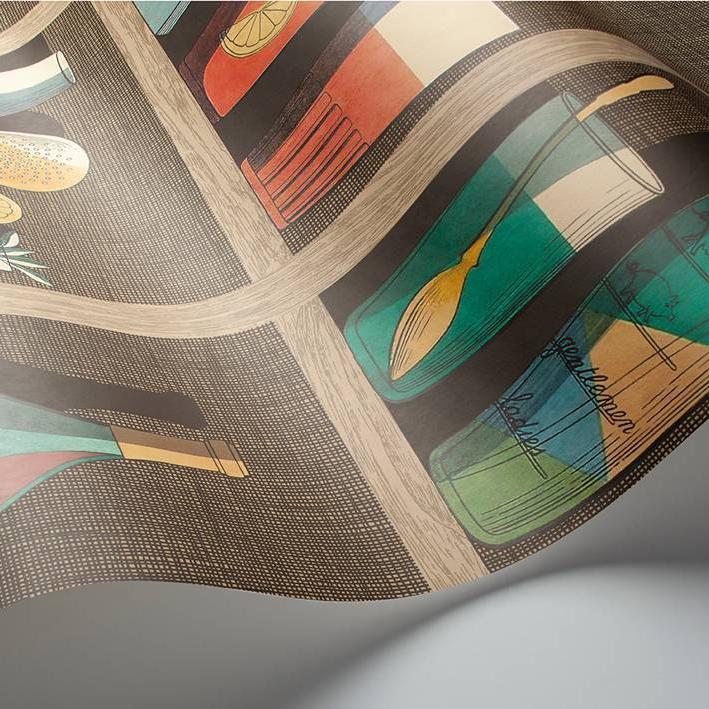 Cocktails Wallpaper - Fornasetti Senza Tempo - Cole & Son