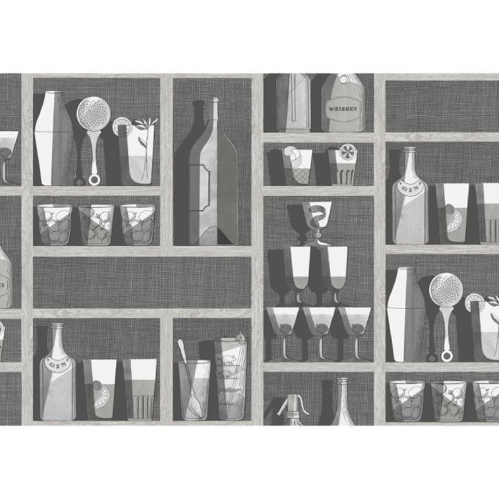 Cocktails Wallpaper - Fornasetti Senza Tempo - Cole & Son