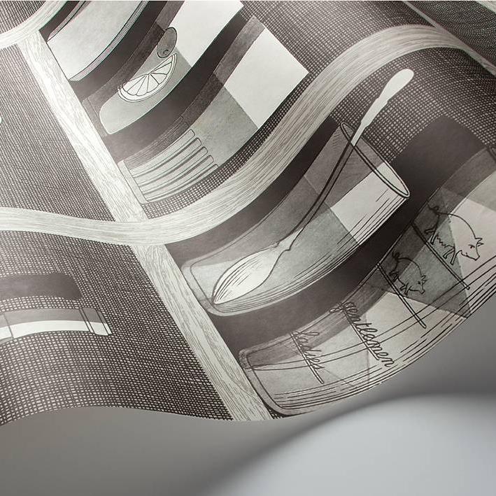 Cocktails Wallpaper - Fornasetti Senza Tempo - Cole & Son