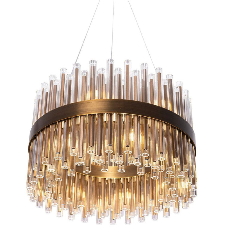 Colmar 60cm Chandelier - Antique Brass - RV Astley