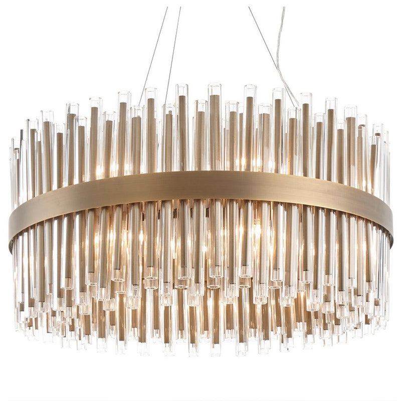 Colmar 80cm Chandelier - Antique Brass - RV Astley