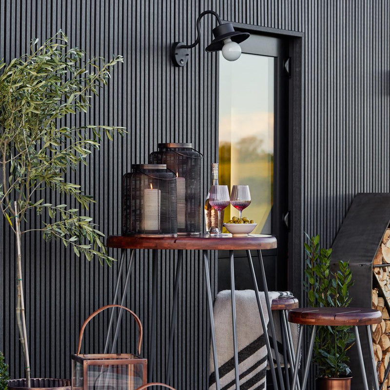 Copper Weave Candle Lantern