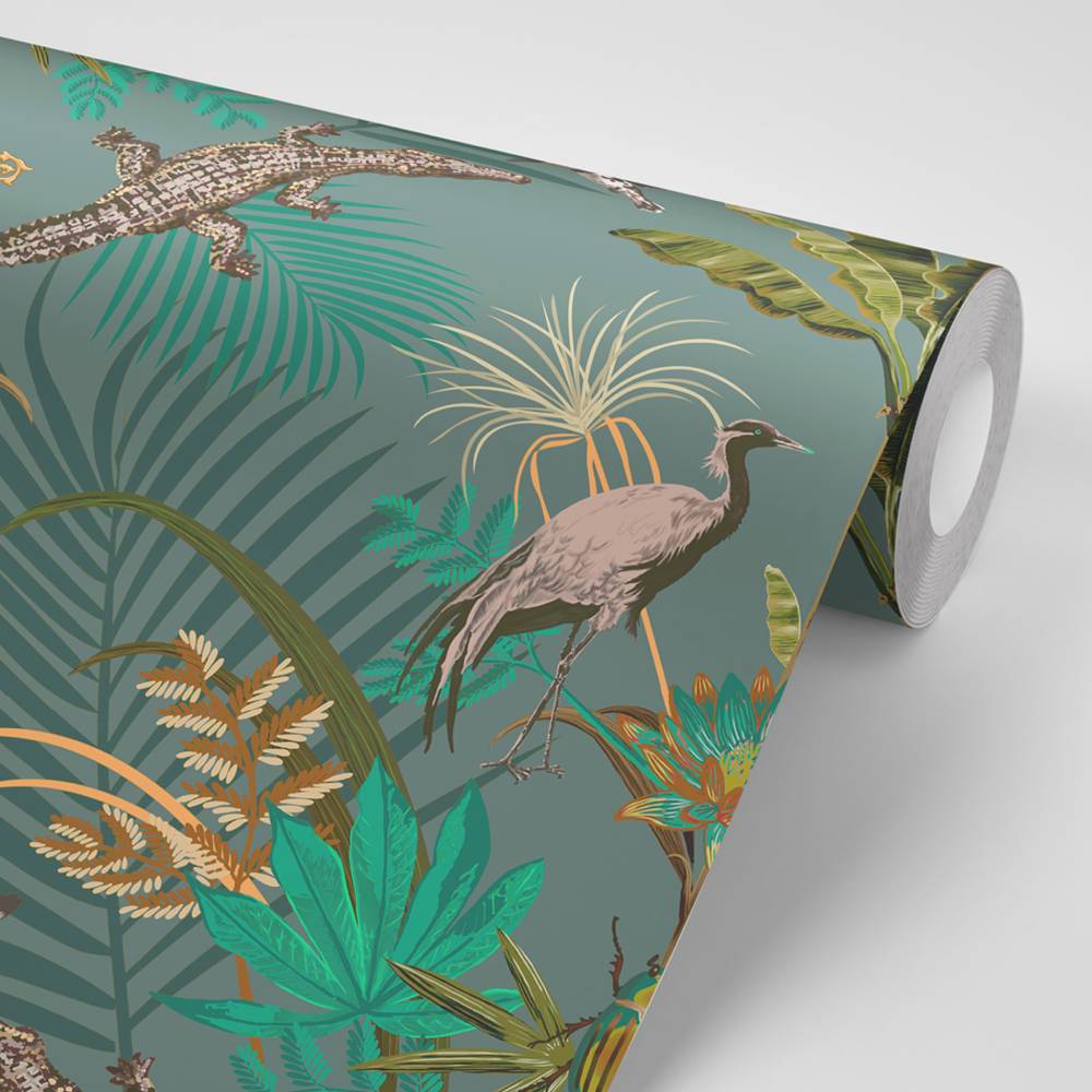 Crocodilia Wallpaper - River - Becca Who