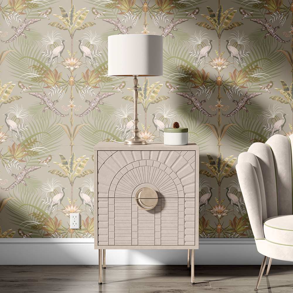 Crocodilia Wallpaper - Safari - Becca Who