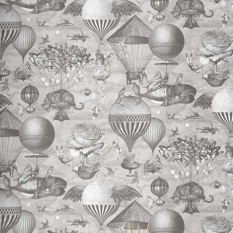 Curious Skies Wallpaper - Black & White - Brand Mckenzie
