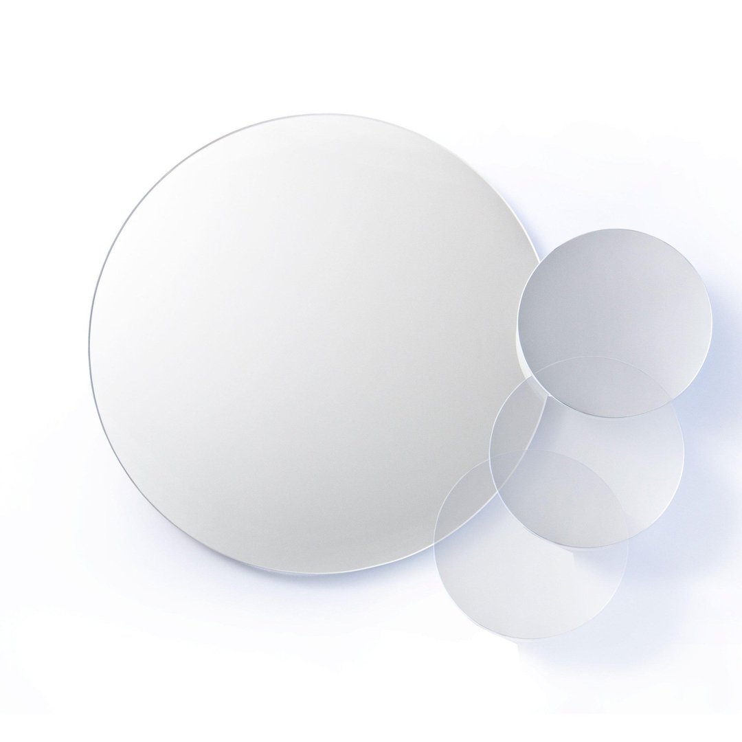 Eclipse Wall Mirror - Dark oak