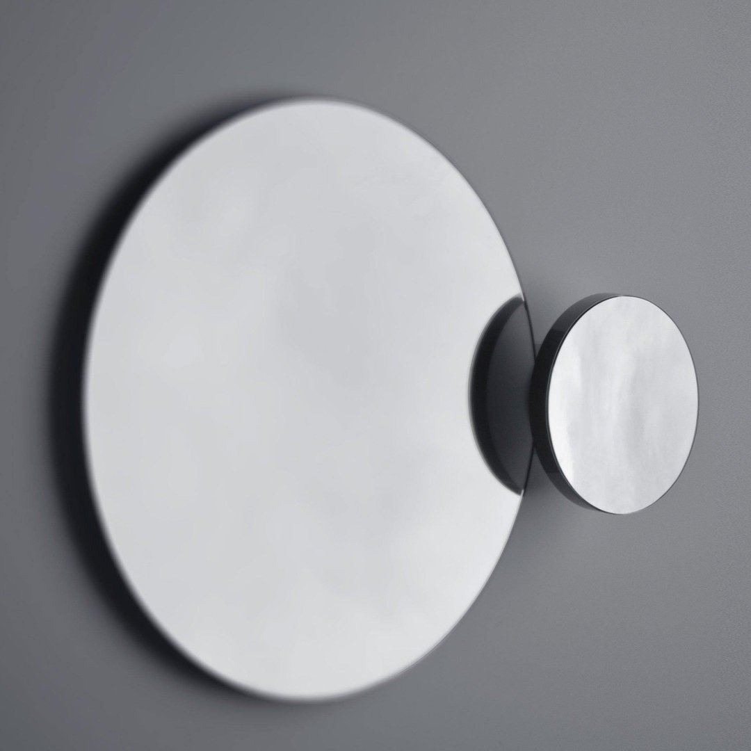 Eclipse Wall Mirror - Dark oak