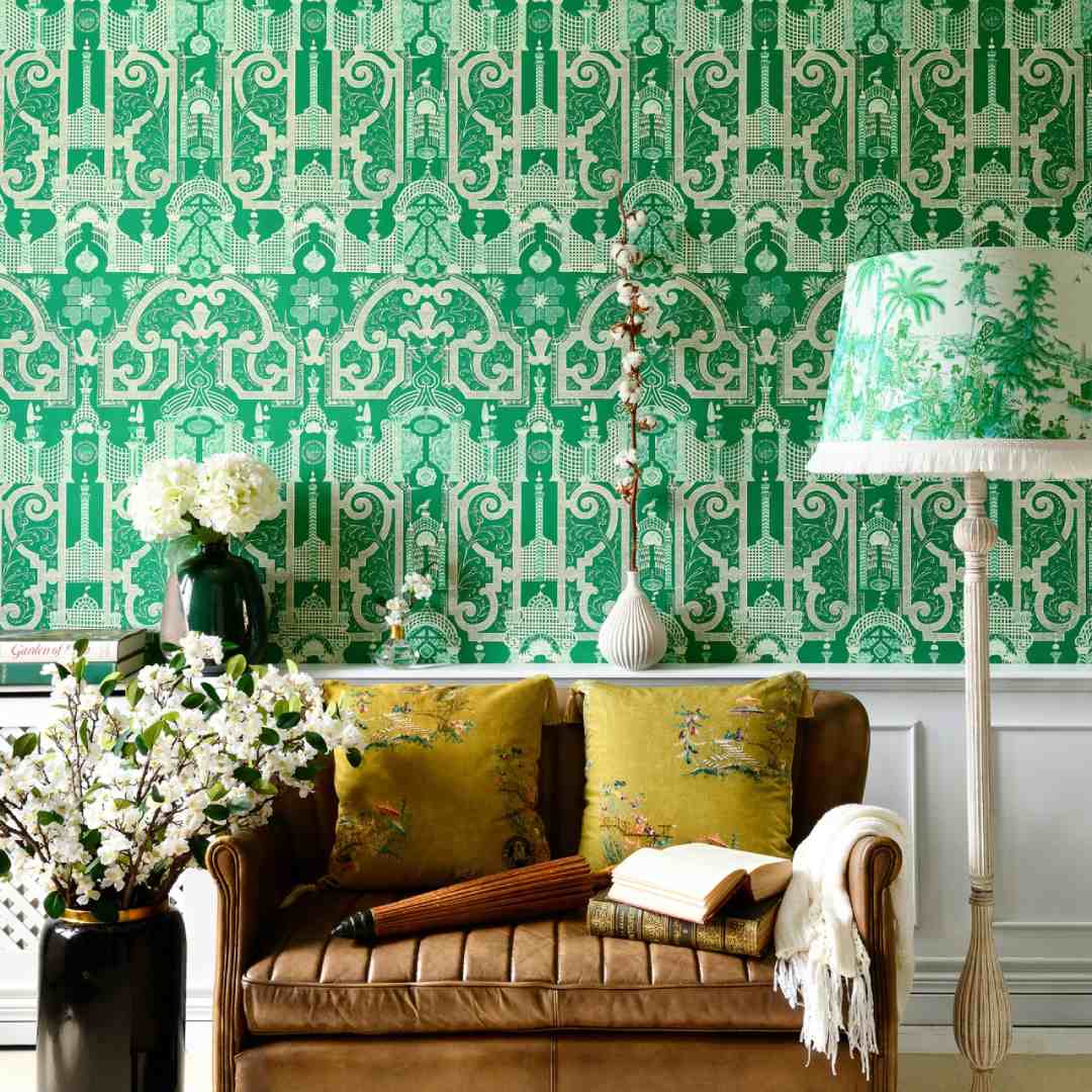 Emperor's Labyrinth Greenlake Wallpaper - Set of 3 Rolls - MINDTHEGAP