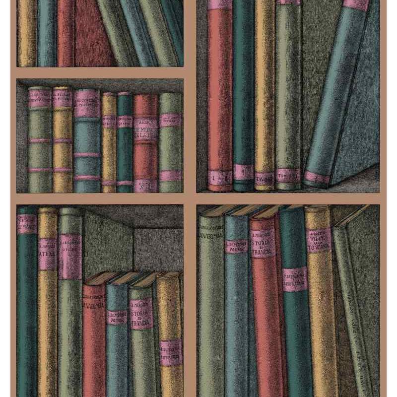 Ex Libris Wallpaper - Fornasetti Collection - Cole & Son