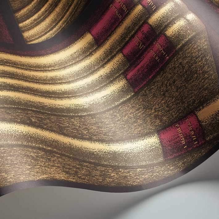 Ex Libris Wallpaper - Fornasetti Collection - Cole & Son