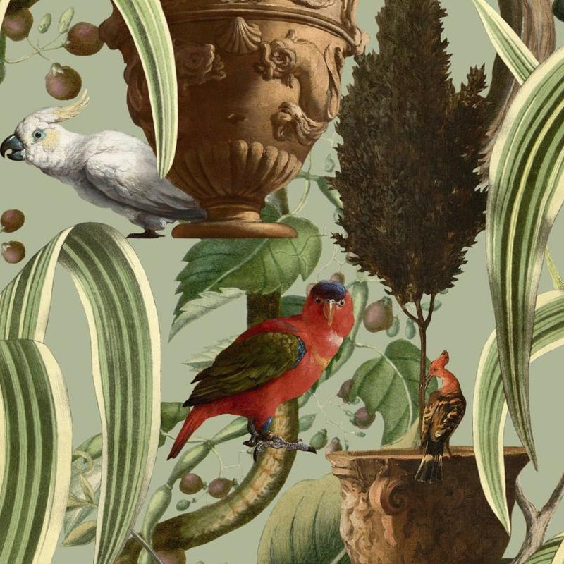 Exotic Menagerie Light Wallpaper - Set of 3 Rolls - MINDTHEGAP