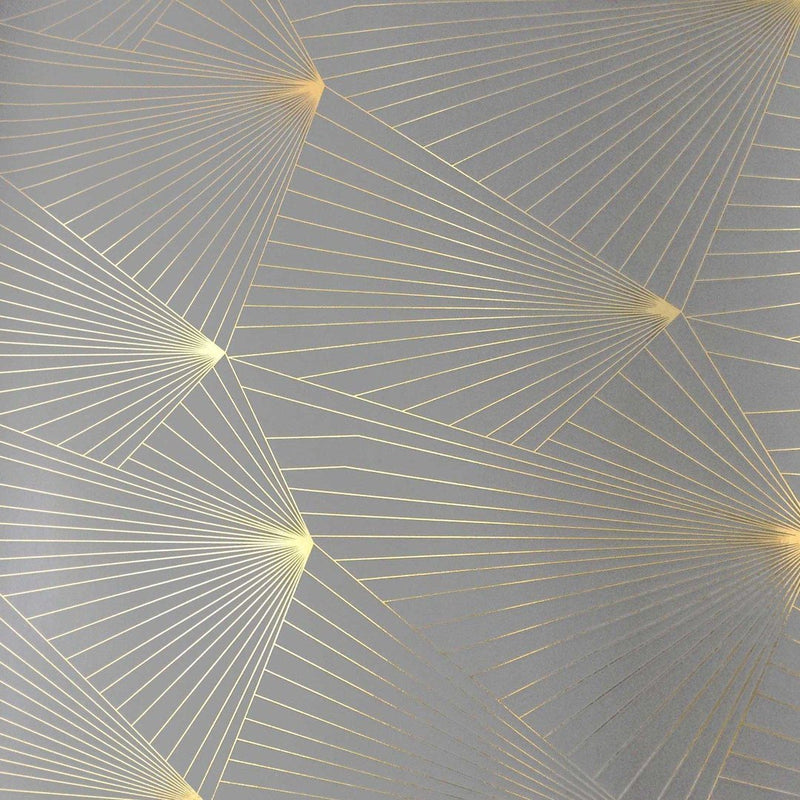 Fan Metallic Wallpaper - Erica Wakerly