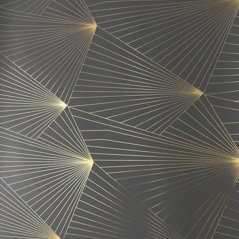 Fan Metallic Wallpaper - Erica Wakerly