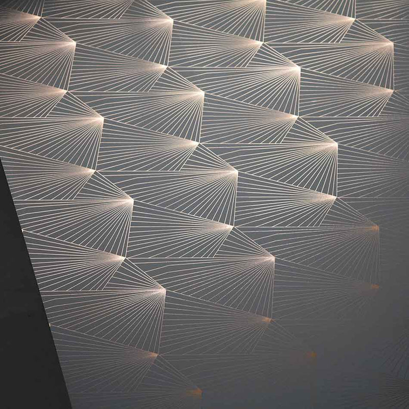 Fan Metallic Wallpaper - Erica Wakerly