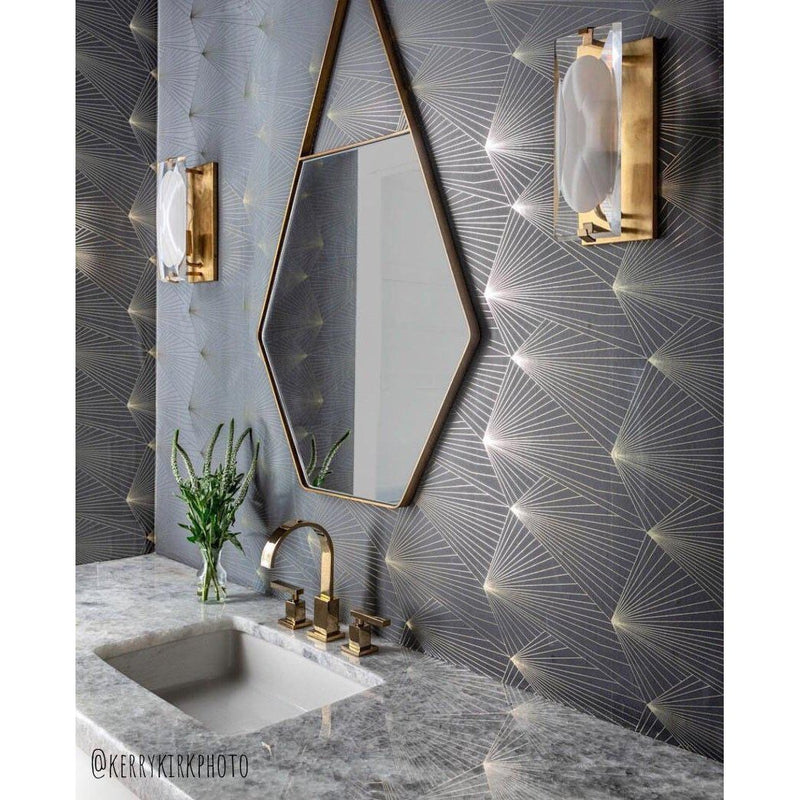 Fan Metallic Wallpaper - Erica Wakerly