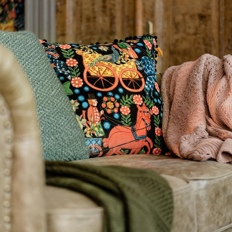 Fasnacht Cushion - Anthracite - Mind The Gap