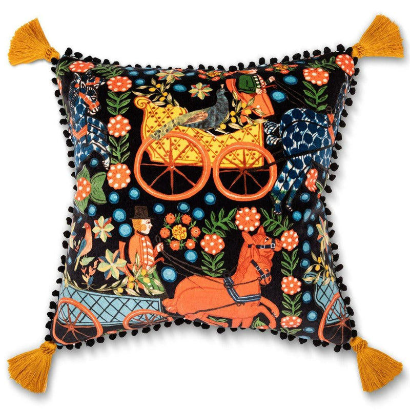Fasnacht Cushion - Anthracite - Mind The Gap