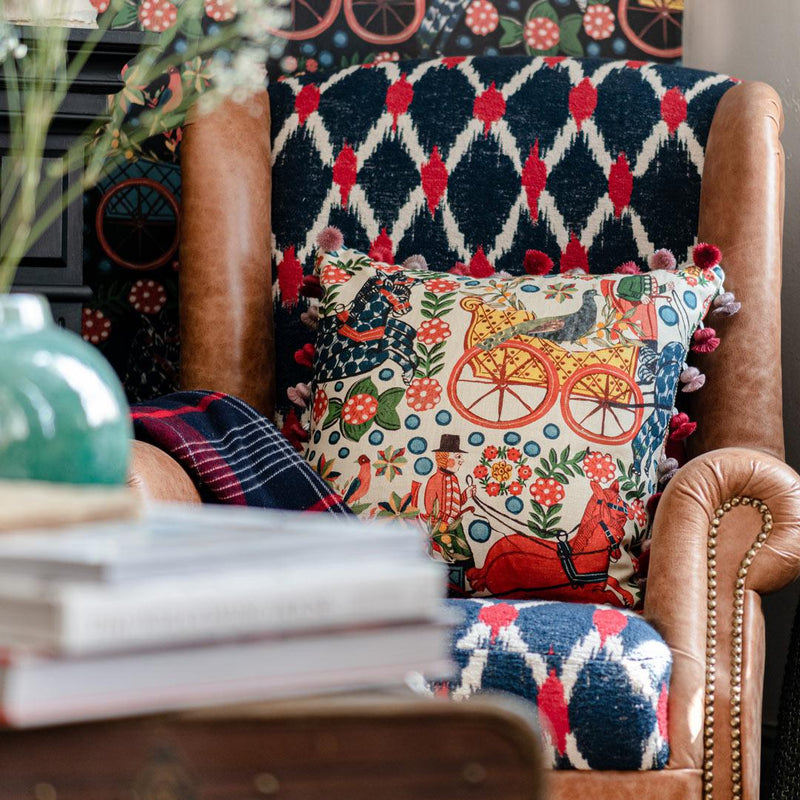 Fasnacht Cushion - Taupe - Mind The Gap