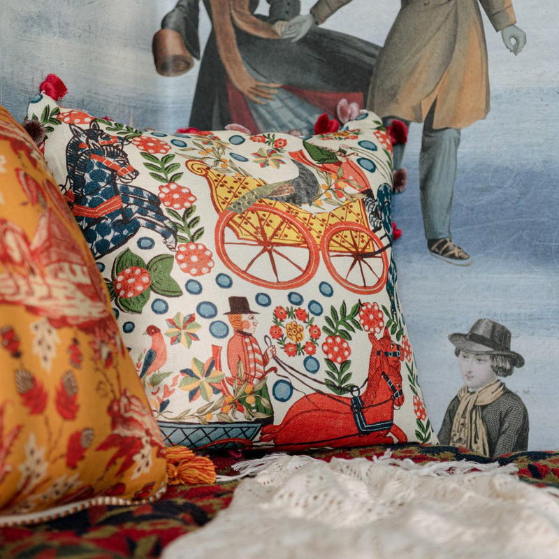 Fasnacht Cushion - Taupe - Mind The Gap