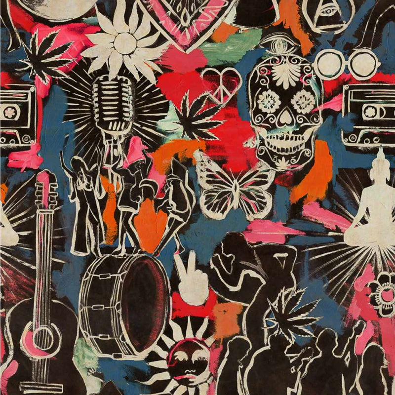 Festival Memories Wallpaper - Set of 3 Rolls - MINDTHEGAP