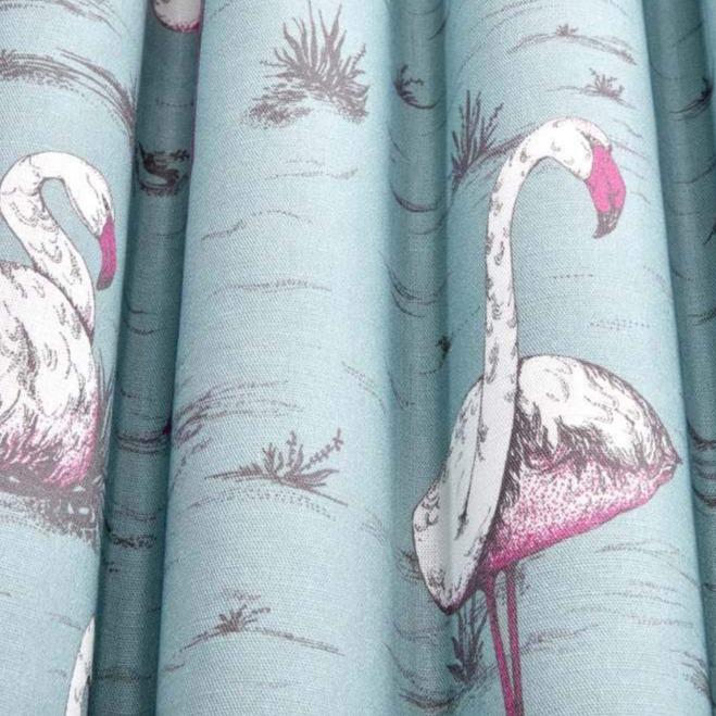 Flamingos Linen Union Fabric - Cole & Son