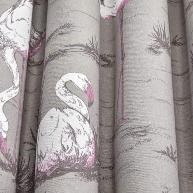 Flamingos Linen Union Fabric - Cole & Son