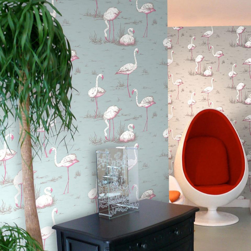 Flamingos Wallpaper - Contemporary Collection - Cole & Son