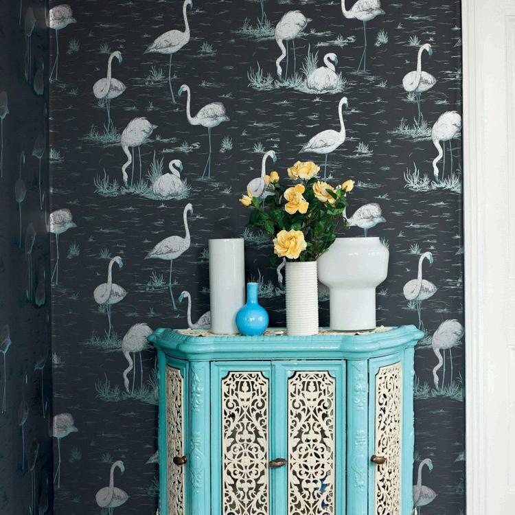 Flamingos Wallpaper - Contemporary Restyled - Cole & Son