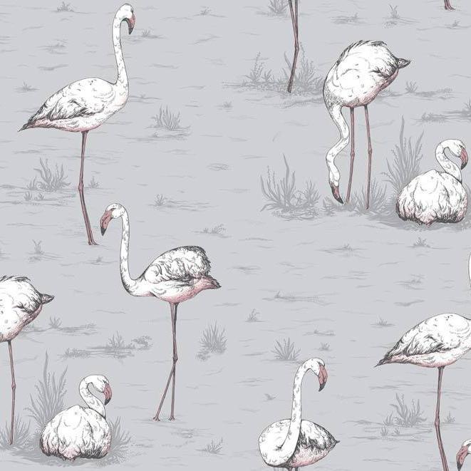 Flamingos Wallpaper - Icons Collection - Cole & Son