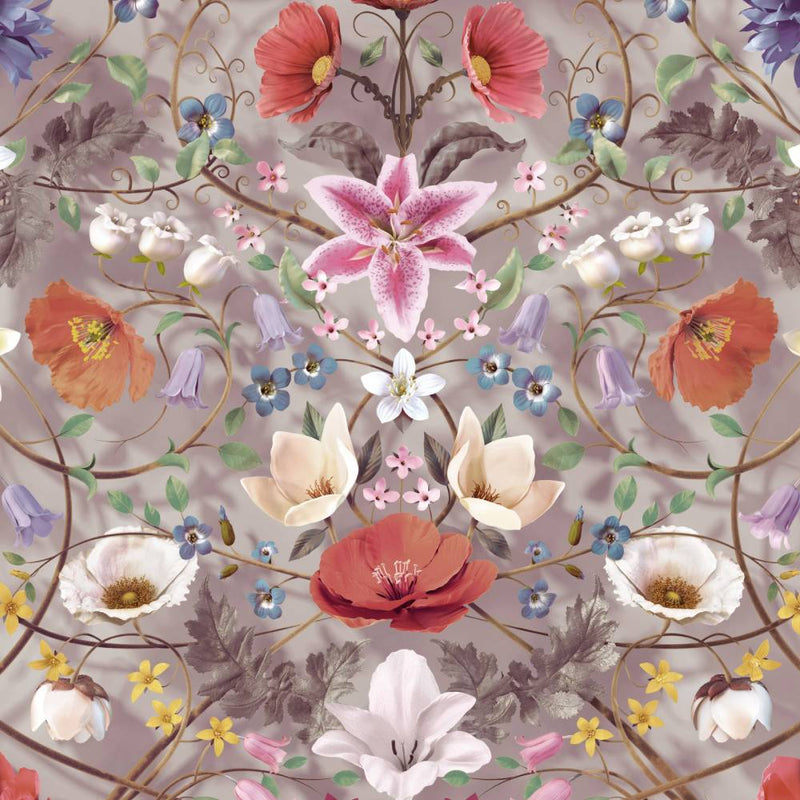 Flora Botanica Wallpaper - Dusk - Carmine Lake