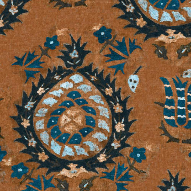 Flourish Sienna Wallpaper - Set of 3 Rolls - MINDTHEGAP