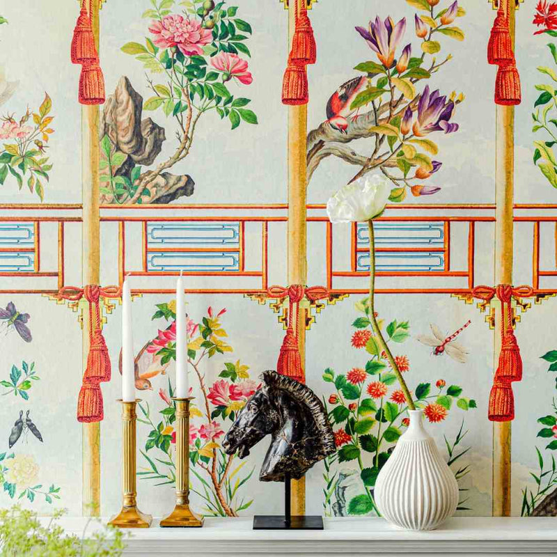 Flowering Wall Wallpaper - Set of 3 Rolls - MINDTHEGAP