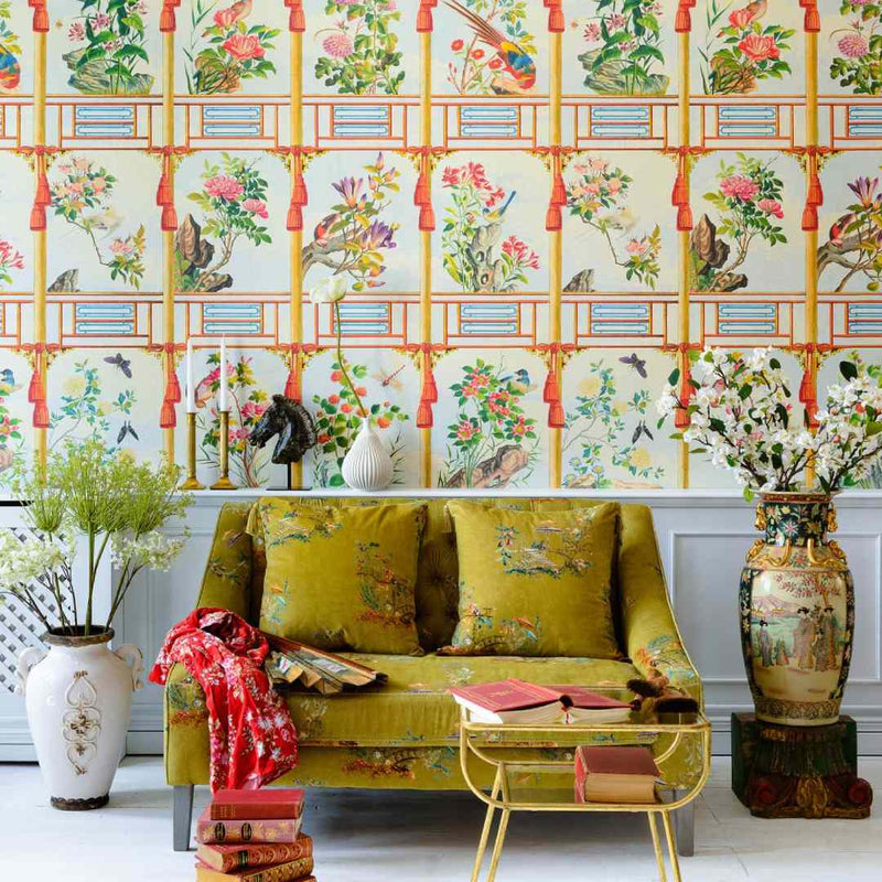 Flowering Wall Wallpaper - Set of 3 Rolls - MINDTHEGAP