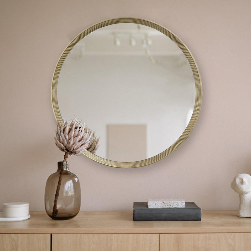 Foyle Mirror Distressed Gold - RV Astley