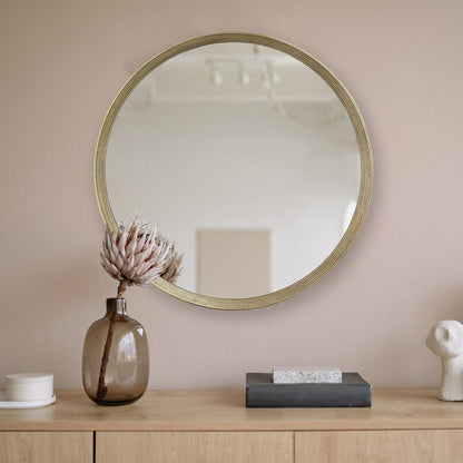 Foyle Mirror Distressed Gold - RV Astley