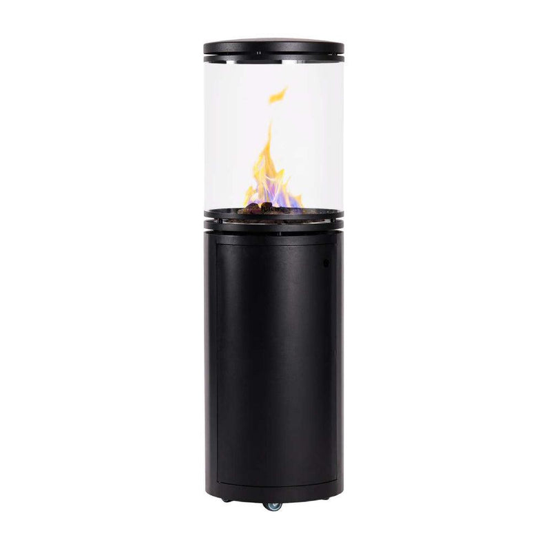 Freestanding Cylindrical Glass Patio Heater - Le Feu