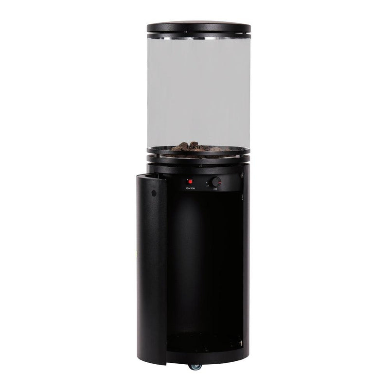 Freestanding Cylindrical Glass Patio Heater - Le Feu