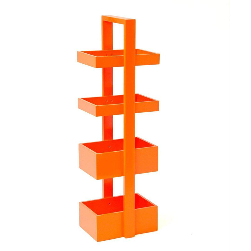 Fuji Bathroom Caddy 4 Tray - Orange