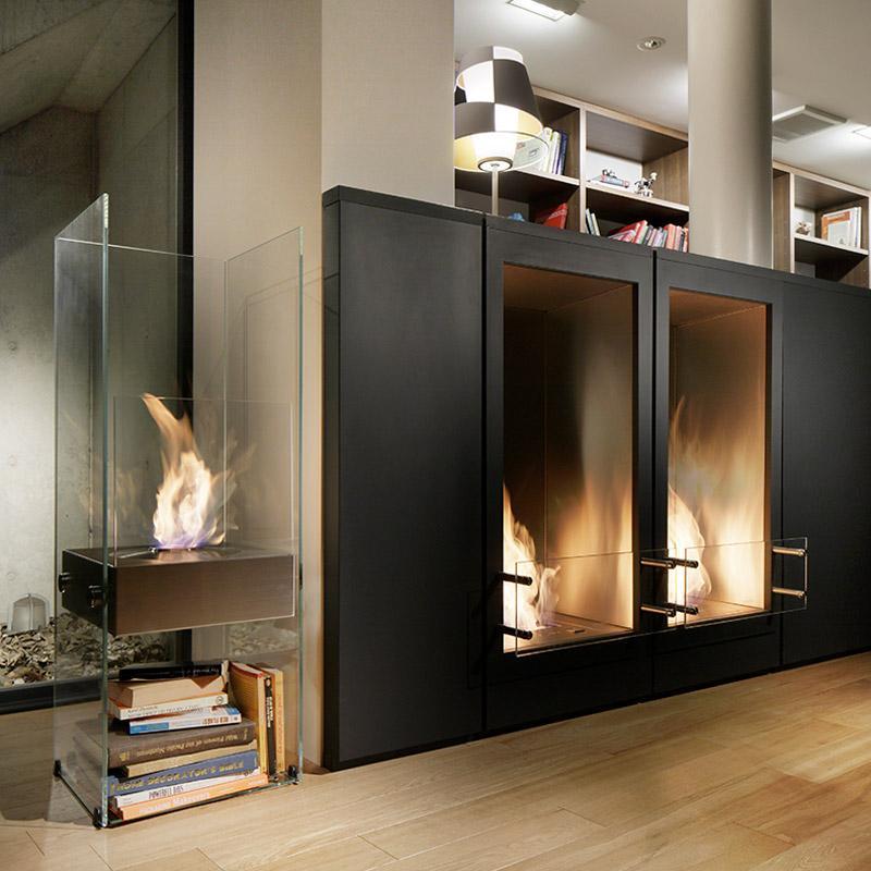 Ghost Freestanding Bioethanol Fire - EcoSmart Fire