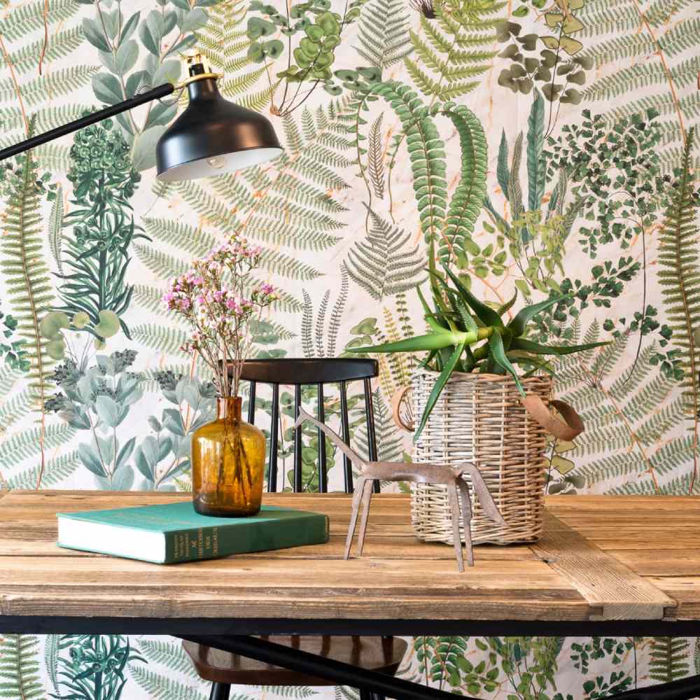 Green Sanctuary Wallpaper - Set of 3 Rolls - MINDTHEGAP