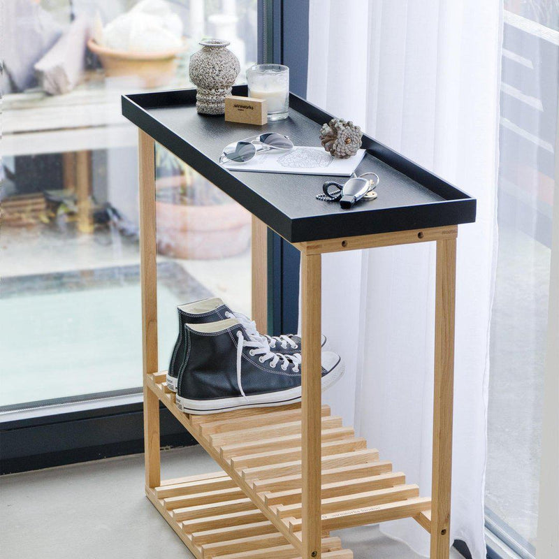 Hallway Hello Storage Table - Black