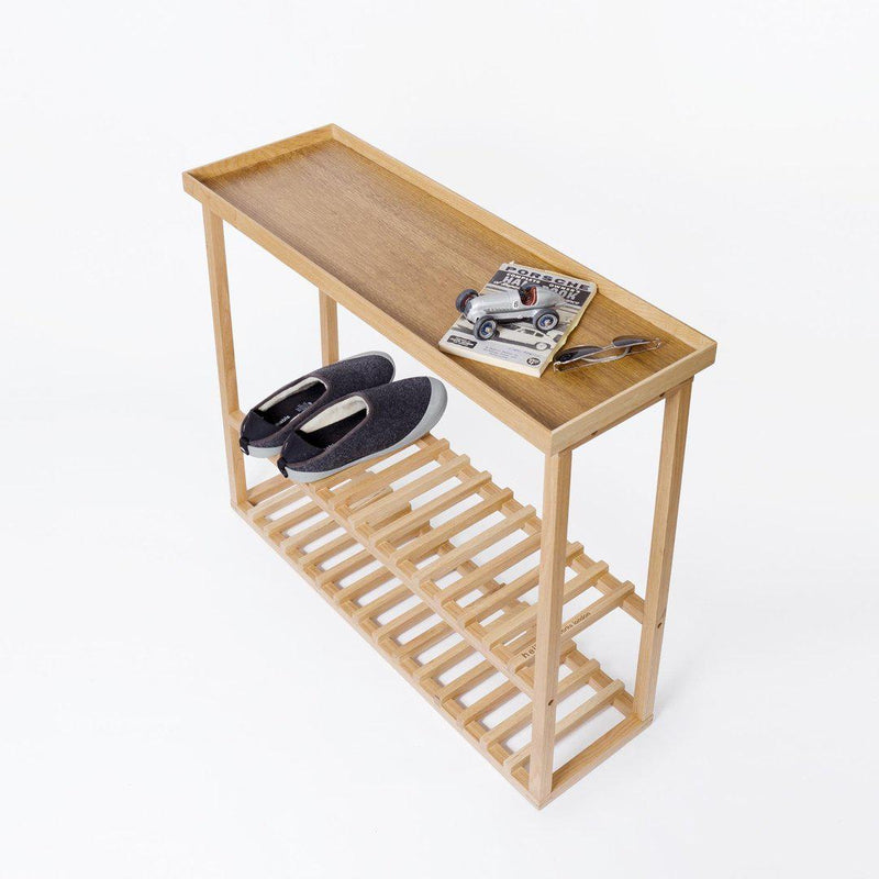 Hallway Hello Storage Table - Oak