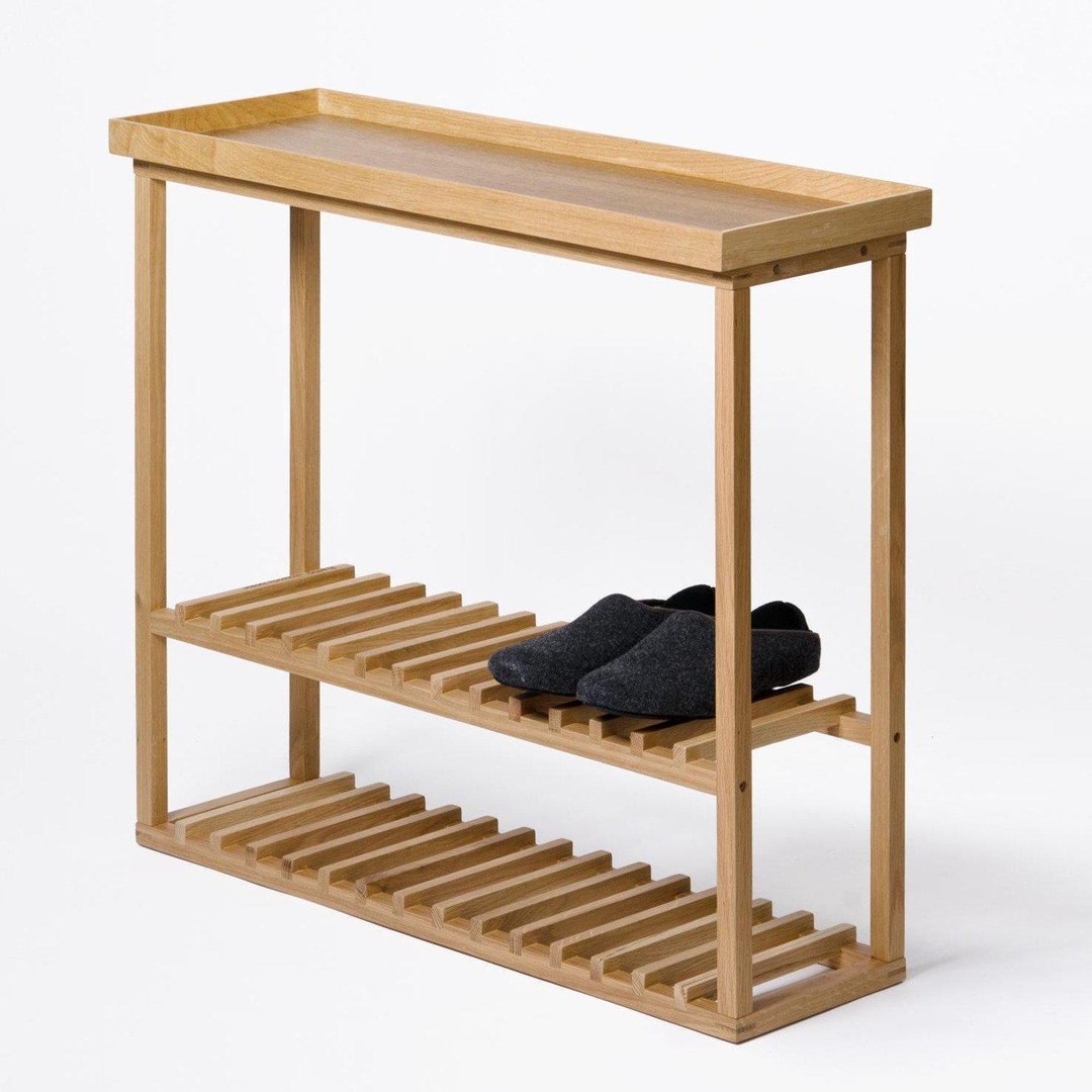Hallway Hello Storage Table Oak