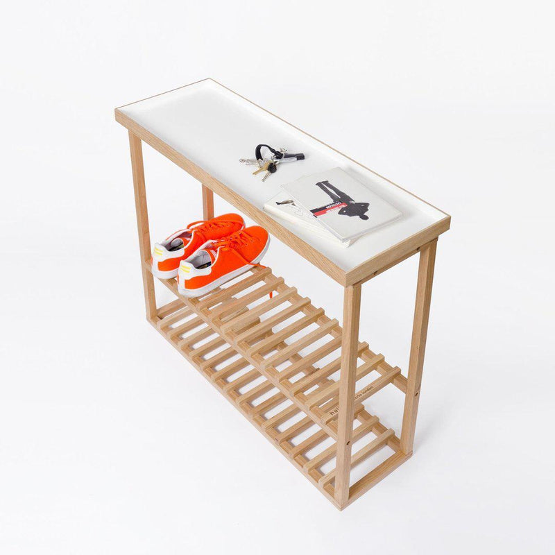 Hallway Hello Storage Table - White